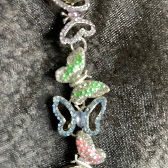 Butterfly multi color bracelet - Picture 4 of 9